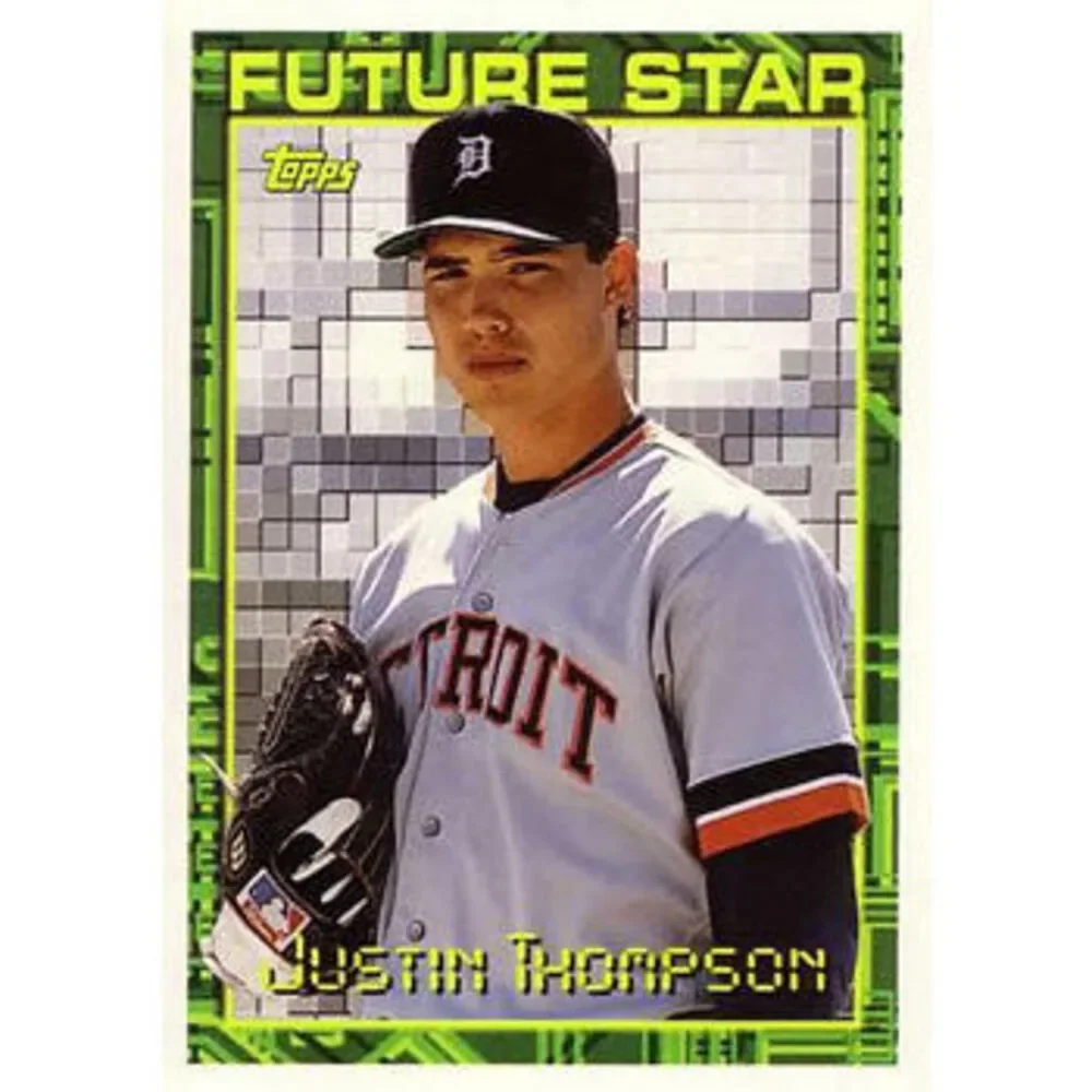 1994 Topps Justin Thompson FS, RC # 313 Detroit Tigers